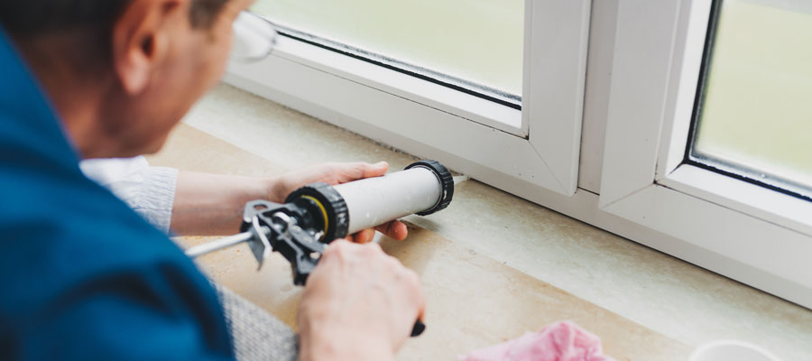 Caulk can be used to keep pests out of your Des Moines Iowa home - Springer Professional Home Services